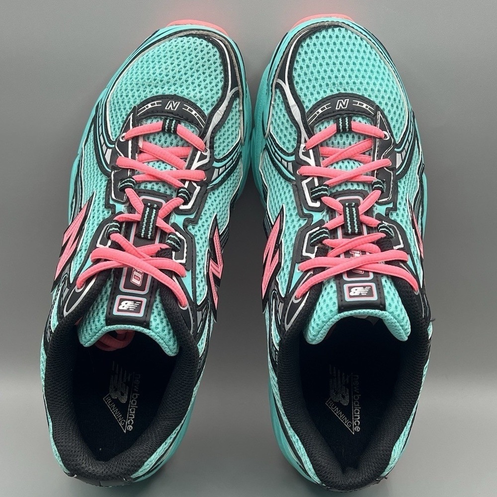 New Balance 740 V2 Cyber Jade Green Pink Y2K Runners - Mens Size 7.5 USED - Picture 7 of 9